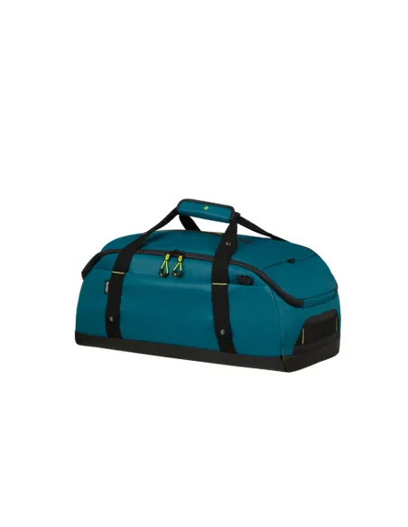 Borsone con portabilità a zaino Samsonite Ecodiver, blu-lime