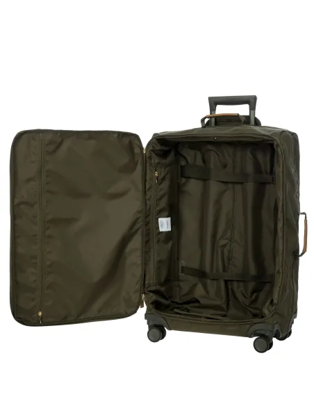 Bric's X-Collection medium trolley in recycled fabric, olive green