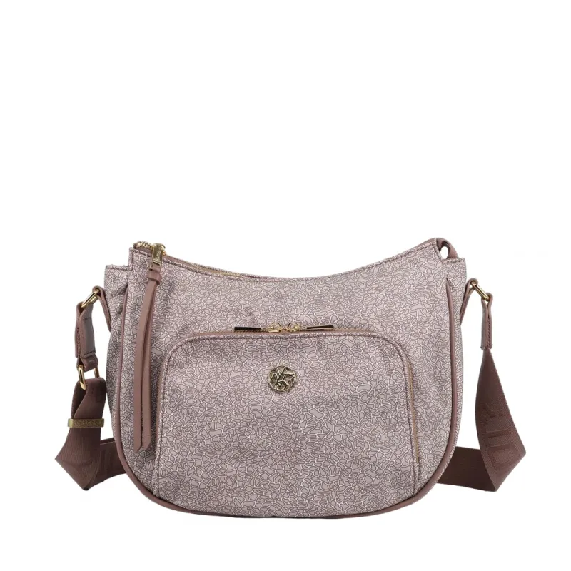 Borsa donna a tracolla con tasca frontale Ynot Cloud, moon