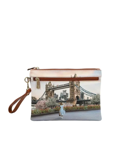 Ynot Pouch with removable handle, London Kate
