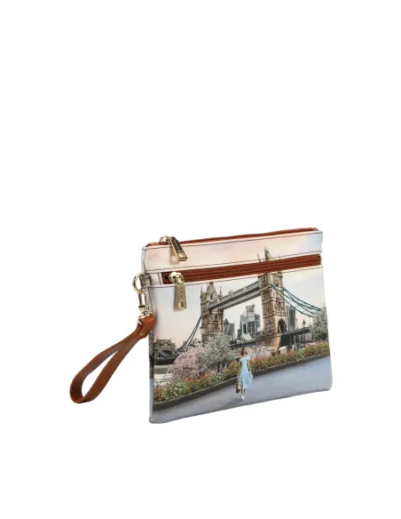 Ynot Pouch with removable handle, London Kate