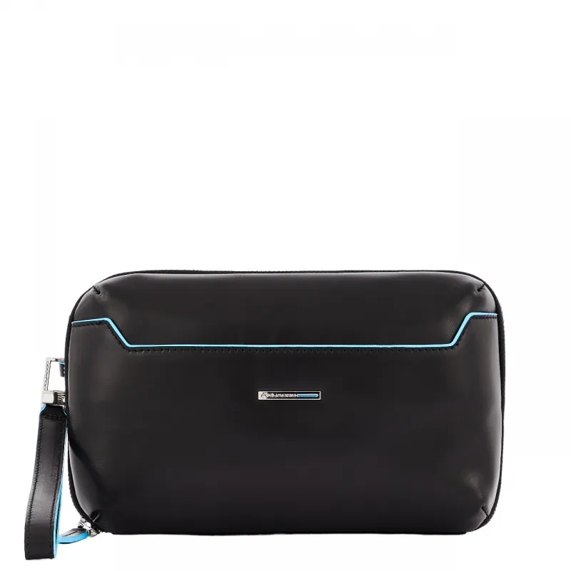 Piquadro Clutch-Tasche mit drei Fächern mit...