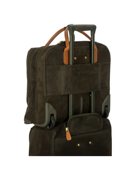 Bric's Life Wheeled Computer briefcase, olive green