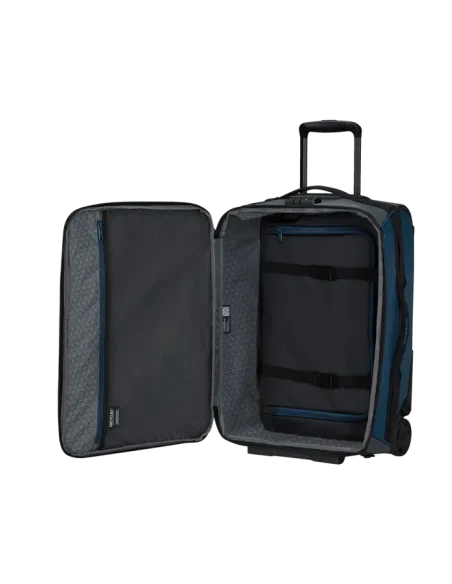 Samsonite Outlab Paradiver Handgepäck Trolley/Rucksack aus rezykliertem Stoff, Arctic Grey