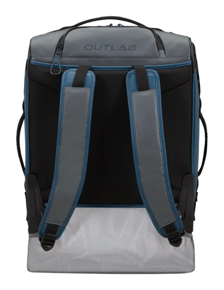 Samsonite Outlab Paradiver Handgepäck Trolley/Rucksack aus rezykliertem Stoff, Arctic Grey