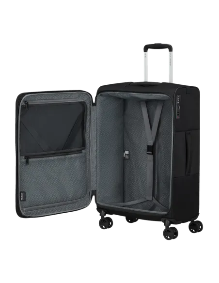 Samsonite Vaycay erweiterbarer mittelgroßer Trolleykoffer, schwarz