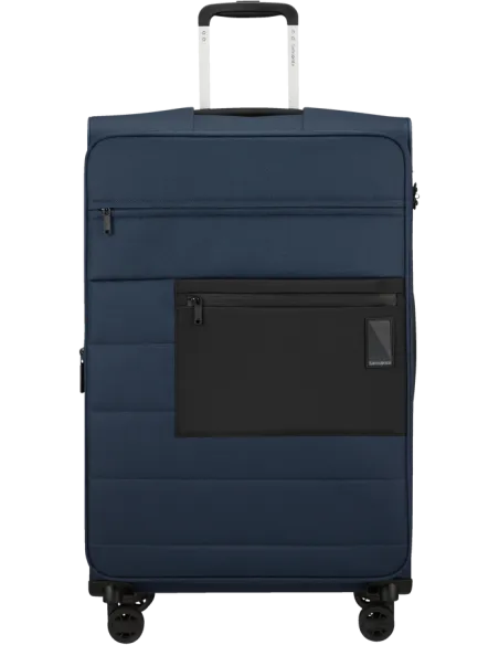 Samsonite Vaycay large expandable trolley suitcase, blue