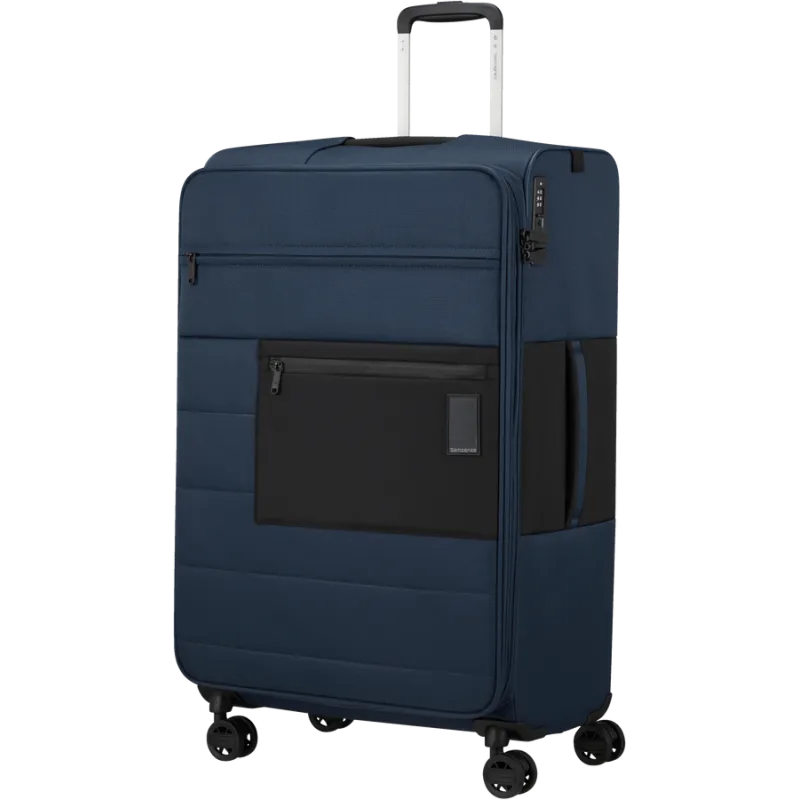 Samsonite Vaycay großer erweiterbarer Trolley-Koffer, blau 2