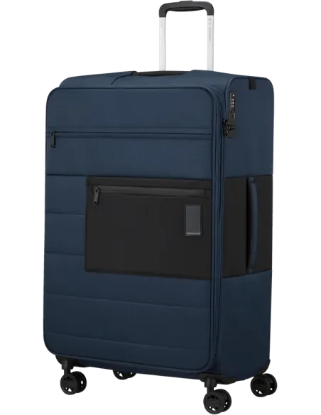 Samsonite Vaycay large expandable trolley suitcase, blue