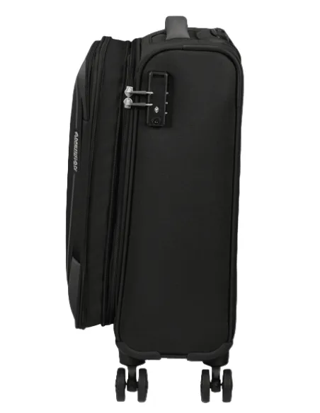Erweiterbarer Kabinentrolley American Tourister Pulsonic, Asphalt Black