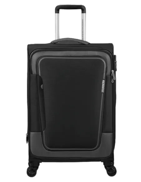 Medium trolley American Tourister Pulsonic, Asphalt Black