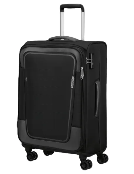 Medium trolley American Tourister Pulsonic, Asphalt Black