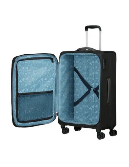 Medium trolley American Tourister Pulsonic, Asphalt Black
