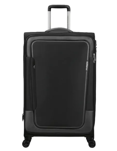 Trolley grande espandibile American Tourister Pulsonic, Asphalt Black