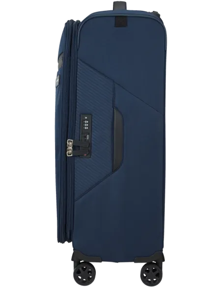 Samsonite Litebeam expandable medium trolley, blue