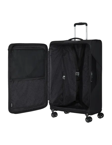 Trolley grande espandibile ultra leggero Samsonite Litebeam, nero