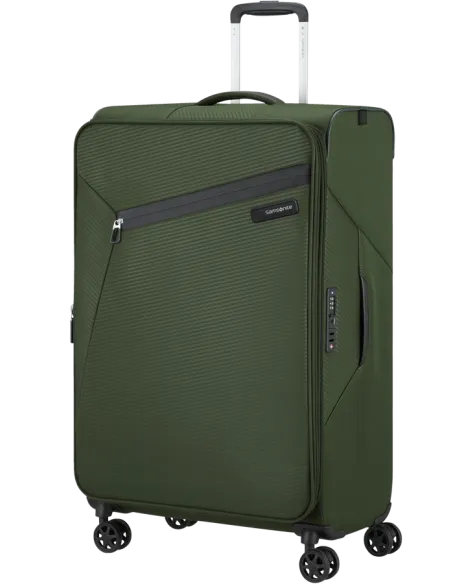 Trolley grande espandibile ultra leggero Samsonite Litebeam, verde
