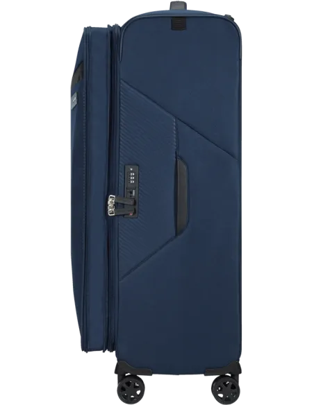 Samsonite Litebeam großer erweiterbarer Trolleykoffer, blau