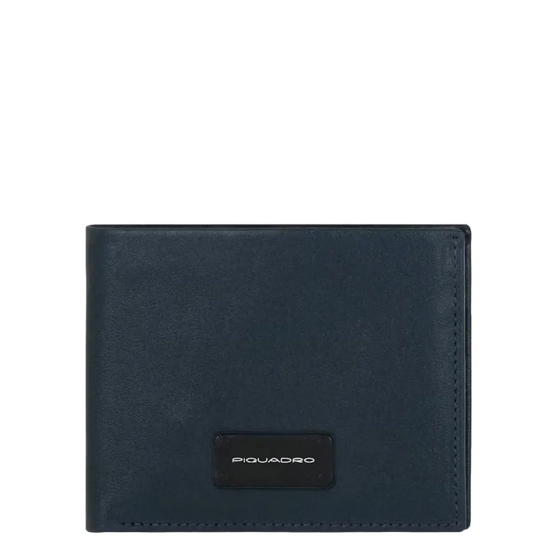 Piquadro Harper Small size men's wallets, blue 2