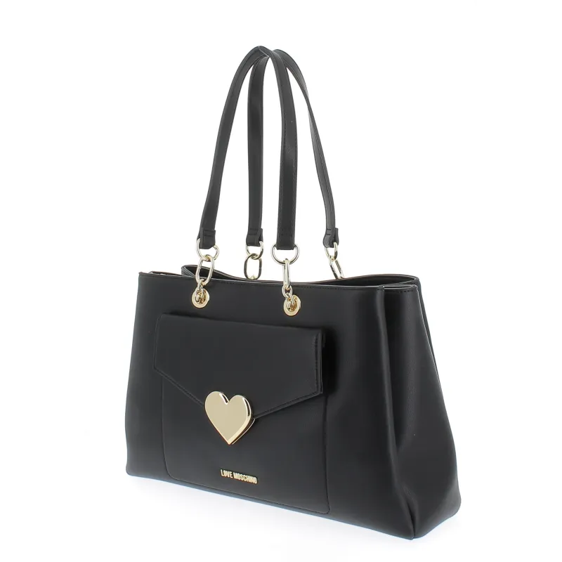 Borsa shopping Love Moschino, nera 2