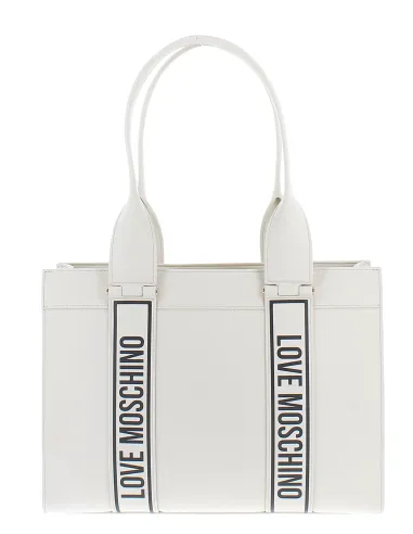 Shopping Love Moschino avorio con...