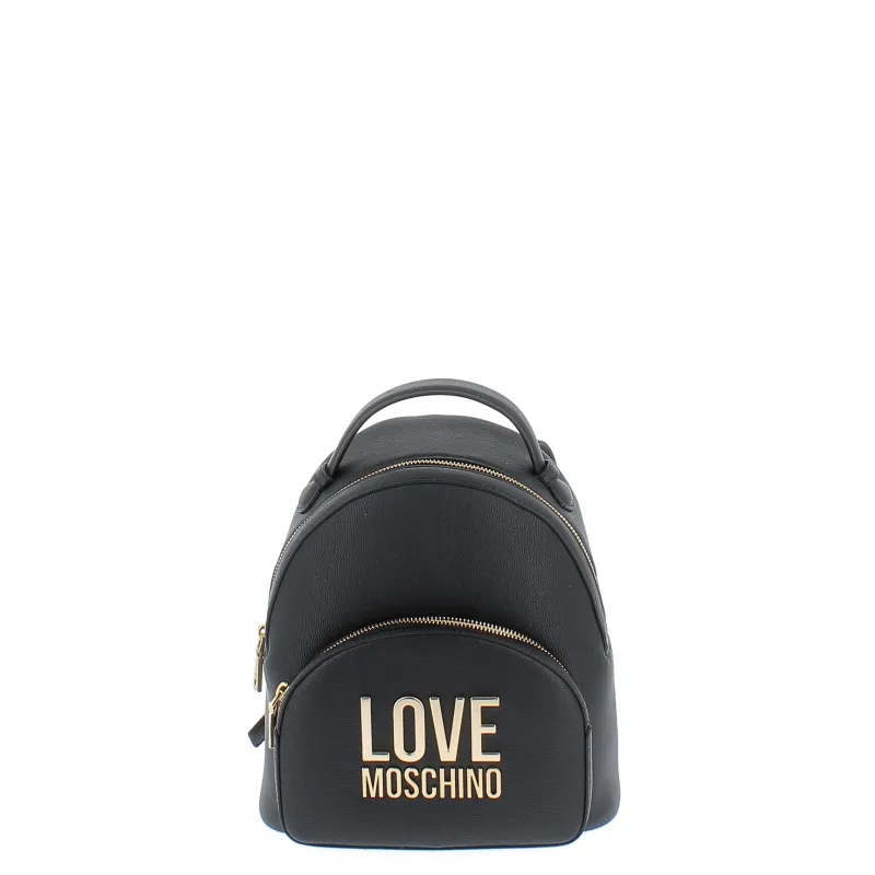 Love Moschino mittlerer Rucksack für Frauen, schwarz