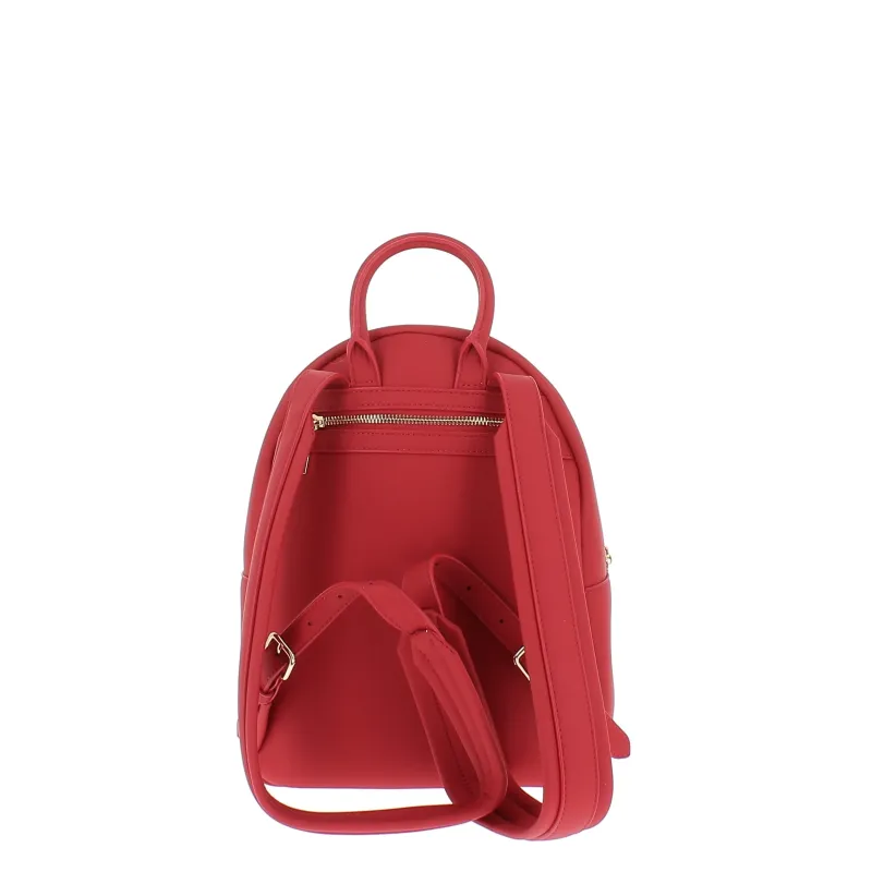Love Moschino mochila para mujer con cremallera rojo