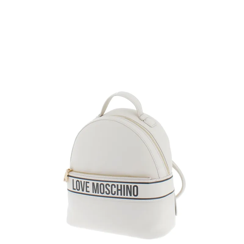 Love Moschino kleiner Damen-Rucksack, elfenbeinfarben mit... 2