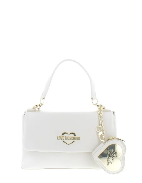 Borsa a mano Love Moschino, avorio