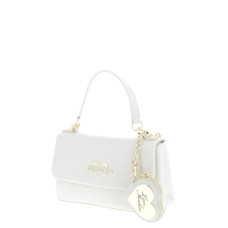 Borsa a mano Love Moschino, avorio 2