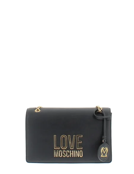 Love Moschino Damen Umhängetasche, schwarz