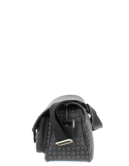 Pollini Heritage Mittlere Reporter-Tasche, schwarz
