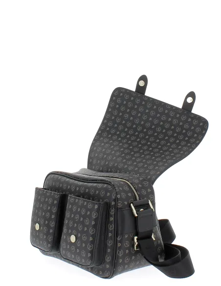 Pollini Heritage Mittlere Reporter-Tasche, schwarz