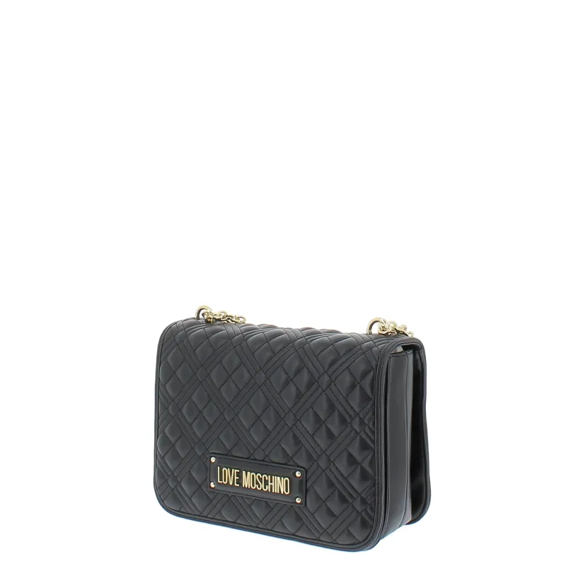 Borsa donna trapuntata Love Moschino, nera