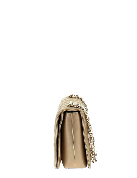 Borsa donna trapuntata Love Moschino, oro