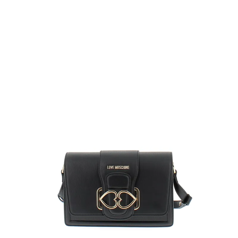 Borsa a tracolla Love Moschino, nera