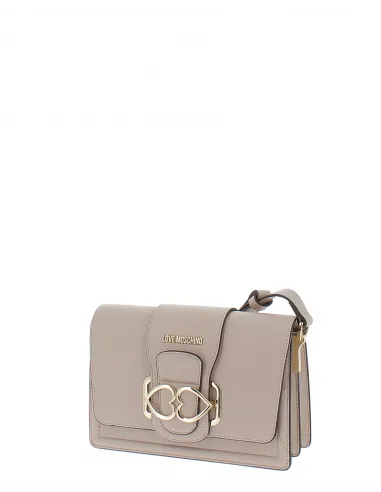 Borsa a tracolla Love Moschino, nude