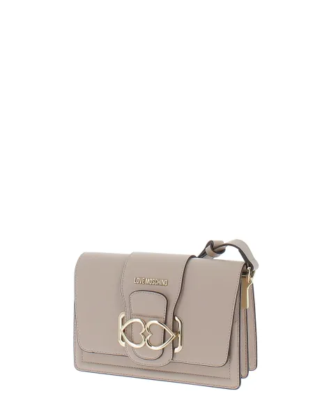 Borsa a tracolla Love Moschino, nude