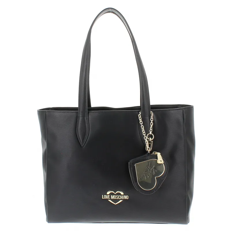 Love Moschino Damen-Einkaufstasche mit Reißverschluss,...