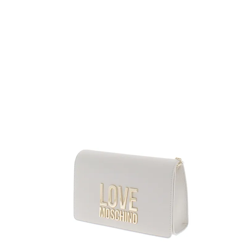 Love Moschino clutch bag, ivory 2