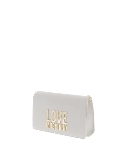 Love Moschino Clutch-Tasche, elfenbein