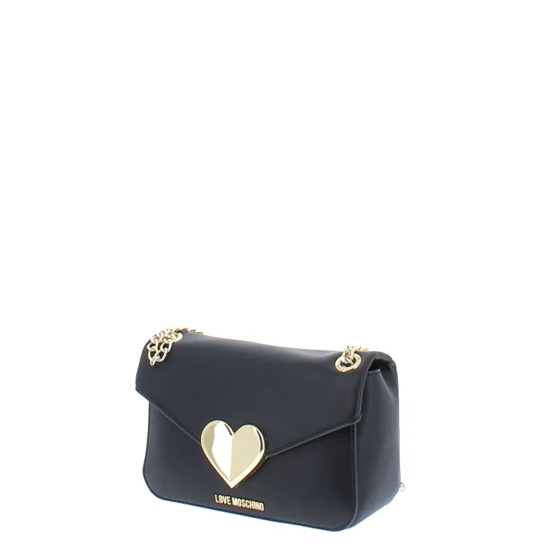 Love Moschino Umhängetasche mit Kette, schwarz 2