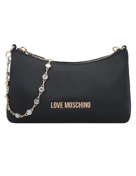 Love Moschino kleiner Tasche aus Stoff, schwarz