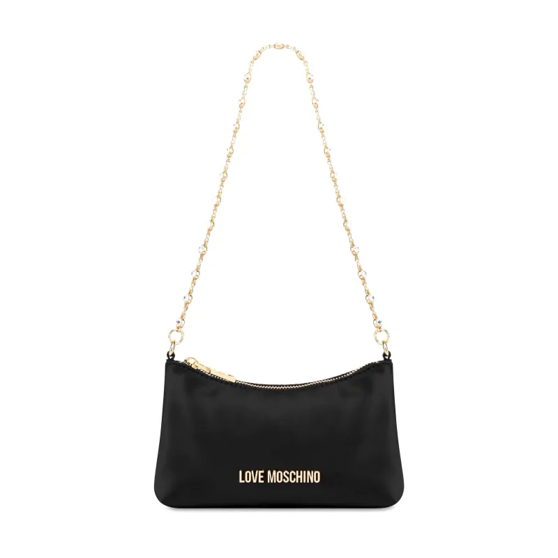Love Moschino kleiner Tasche aus Stoff, schwarz