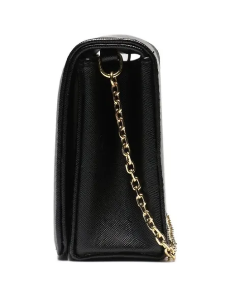 Love Moschino Clutch-Tasche mit Kettenriemen, schwarz