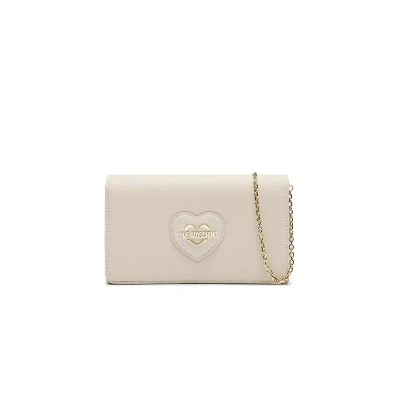Pochette Love Moschino, avorio