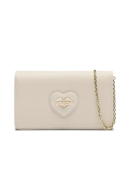 Pochette Love Moschino, avorio