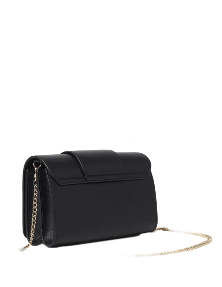 Love Moschino clutch bag with two compartments, black