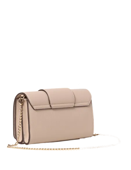 Love Moschino clutch bag with two compartments, nude