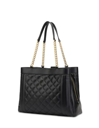 Pollini Quilted shopping bag with...